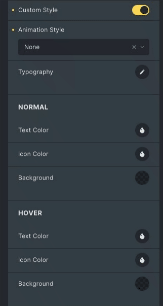 custom settings