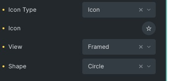 Info Circle: Icon Style Settings