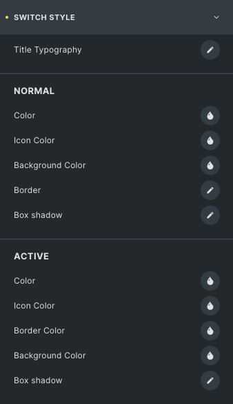 Content Switcher: Switch Settings