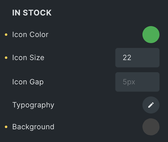 Woo Add to Cart: Stock Style Settings(In Stock)
