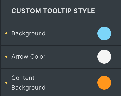 Image Hotspot: Custom Tooltip Style Settings