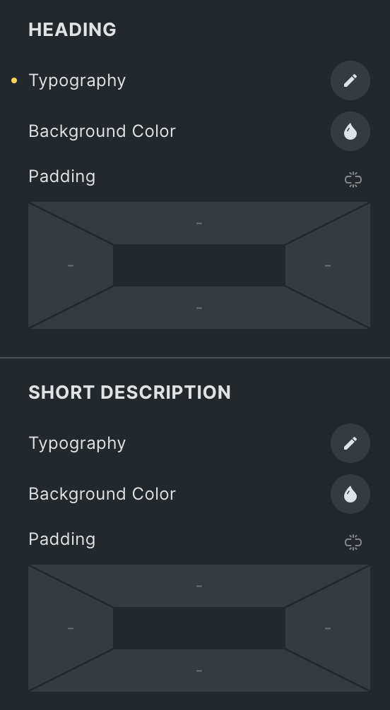 Image Hotspot: Tooltip Content Style Settings