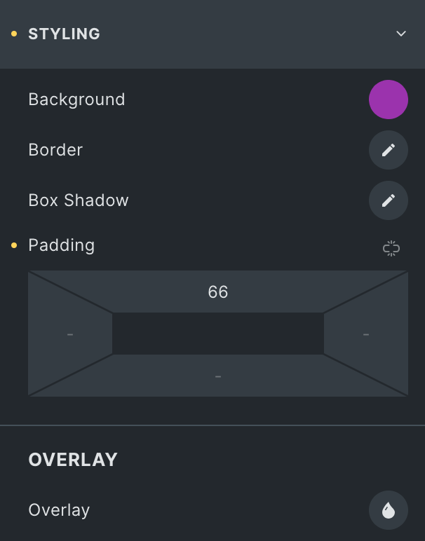Video Gallery: Filter Style Settings