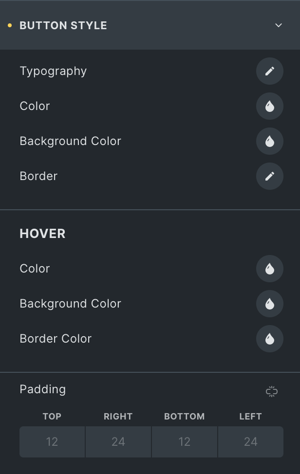 Thumbnail Slider: Button Style Settings