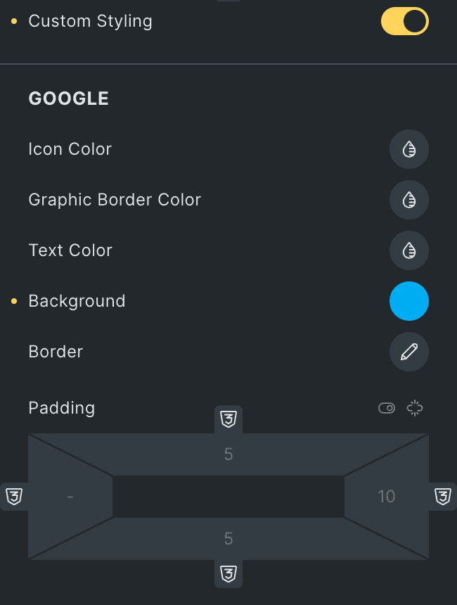 Add to Calendar: Custom Style Settings(Google)