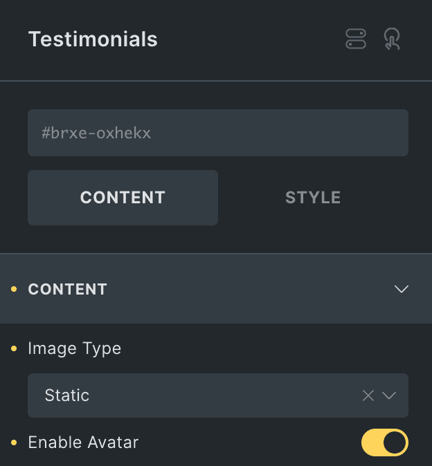 Testimonials: Image Type