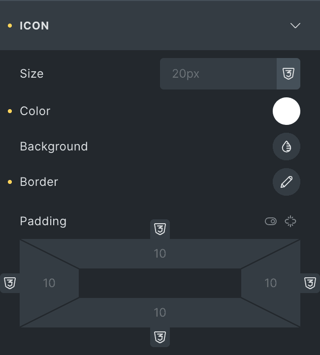 Testimonials: Icon Style Settings