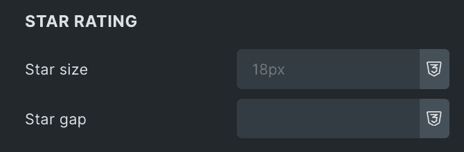 Woo Product Review: Form Star Rating Settings