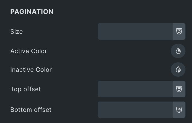 Woo Product Review: Slider Pagination Styling Settings