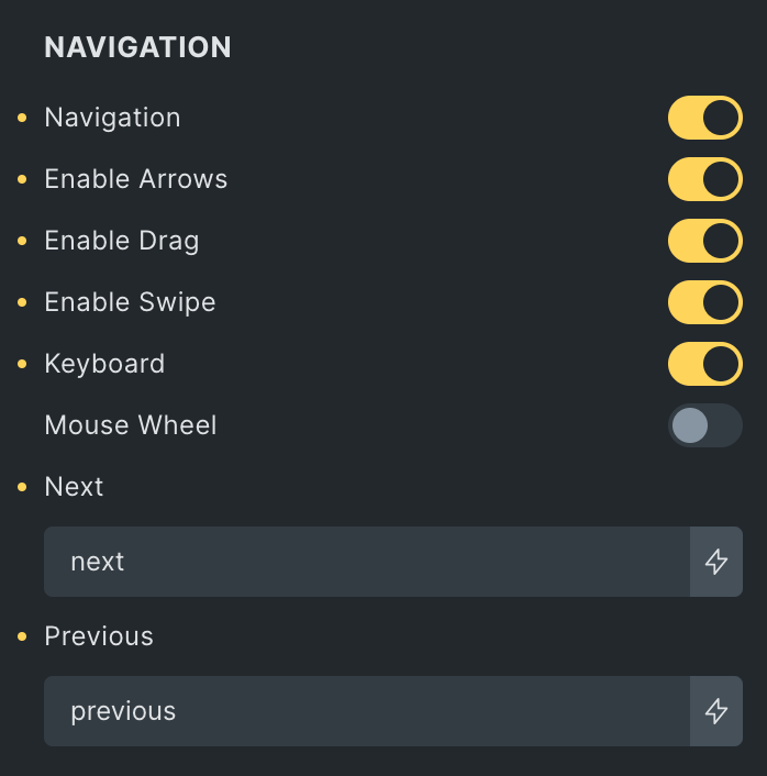Woo Product Gallery: Lightbox Navigation Settings